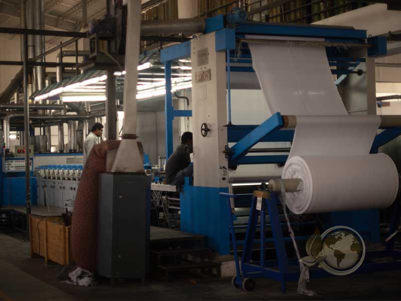Rotary printing facilitation for bulk production of bales